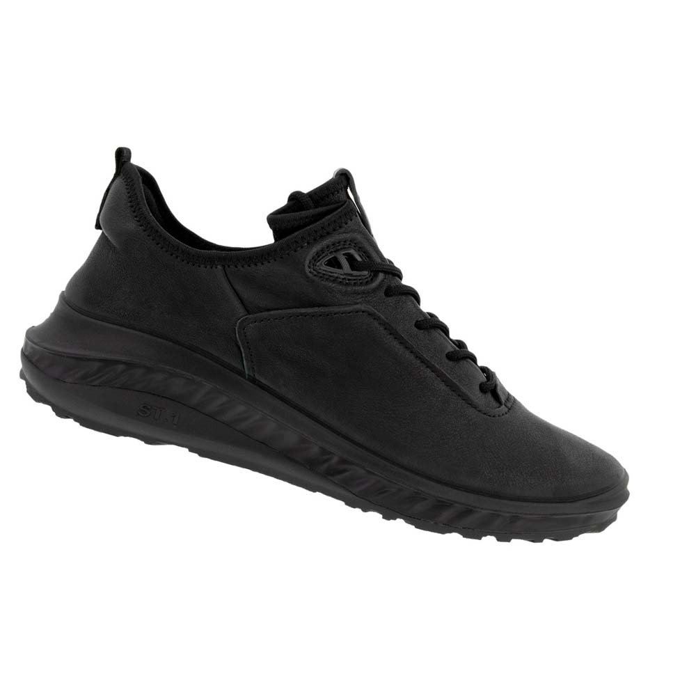 Men\'s Ecco St.360 Street Sneakers Black | Canada 661WNB